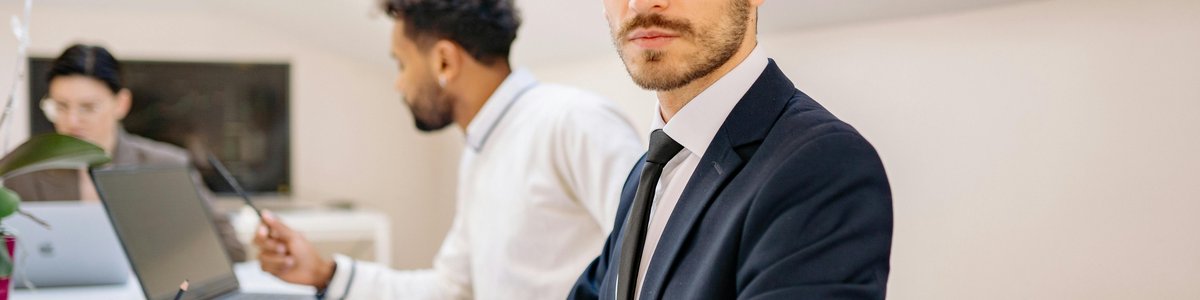 Financial advisors comparing business loan options